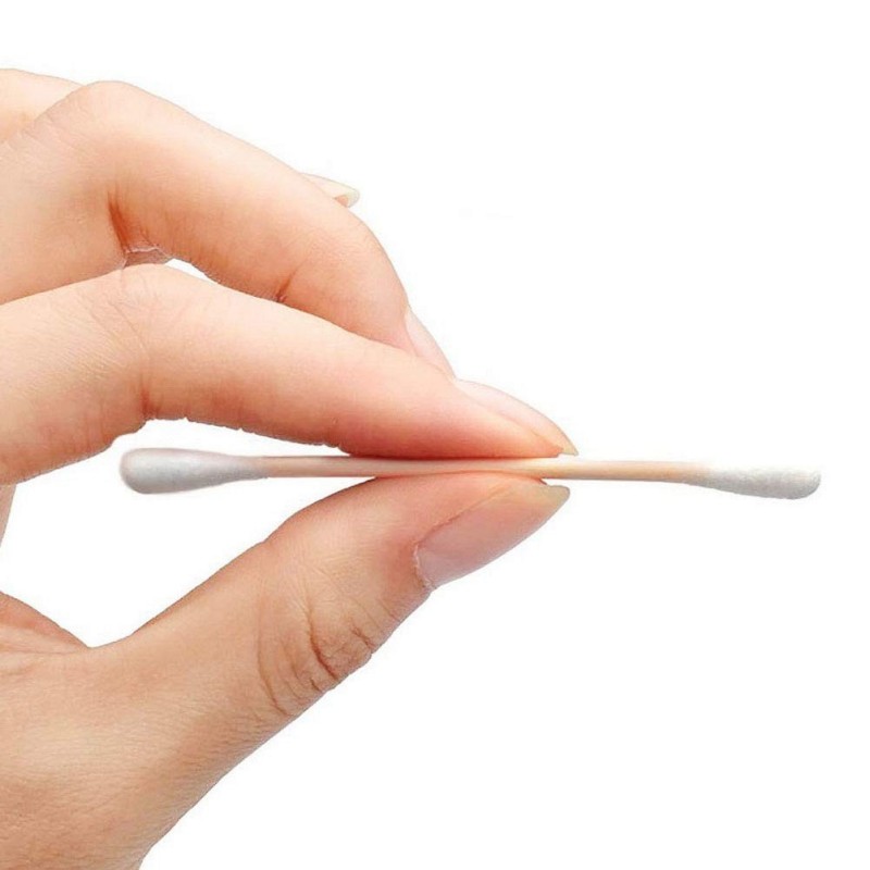 Bamboo Cotton Swabs Round